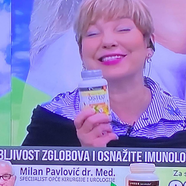 Karmela Vukov Colić u emisiji &amp;#39;Zdrava jabuka&amp;#39;.