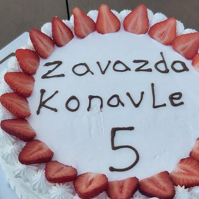 Prigodna torta povodom 5. rođendana Facebook grupe ”Zavazda Konavle”