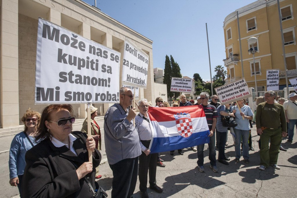 Prosvjed u Splitu