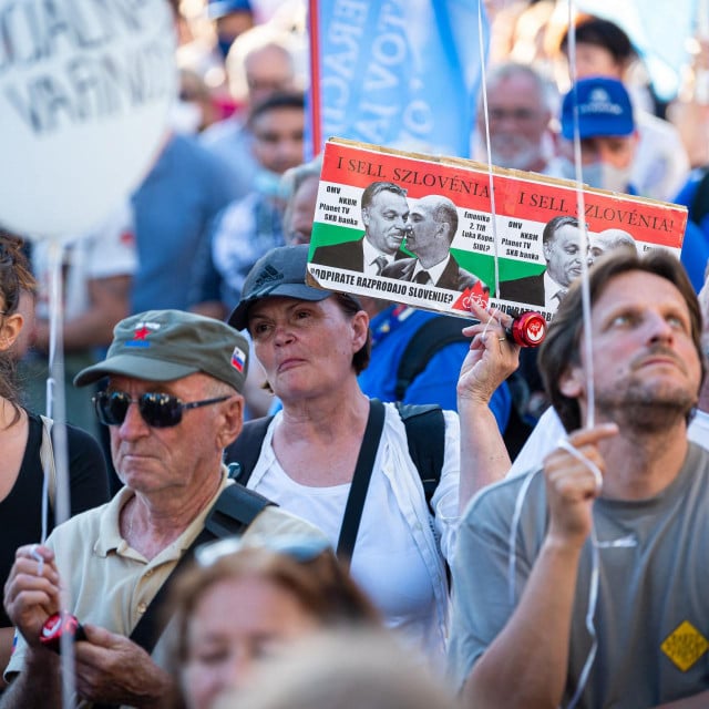 U Ljubljani se održavaju i prosvjedi protiv aktualne vlasti, jedan od uzroka i koronakriza