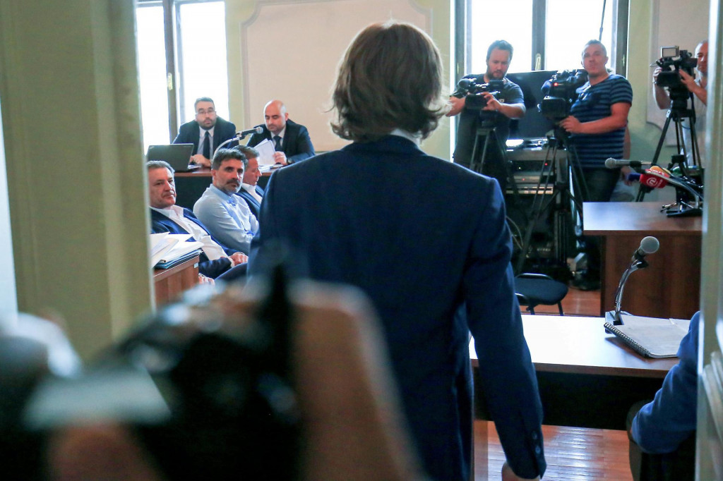Luka Modrić u sudnici osječkoga suda