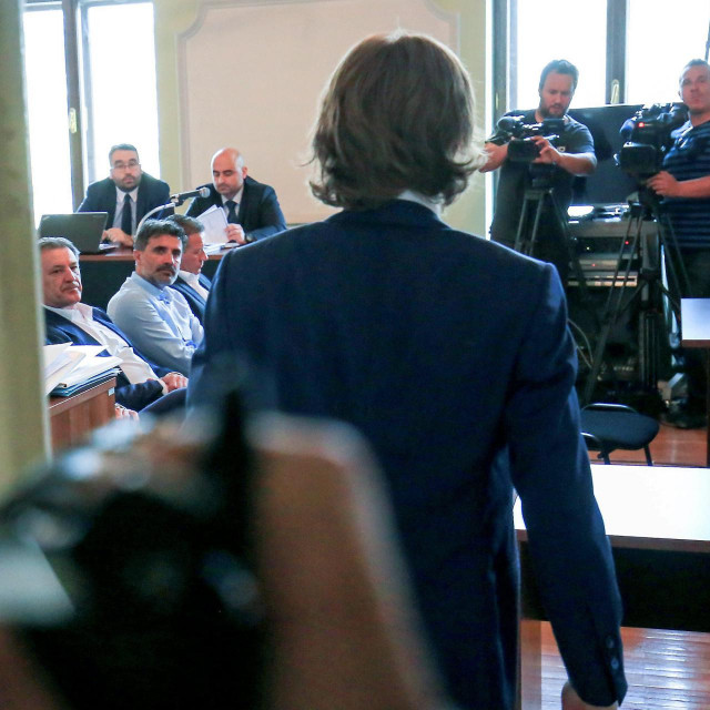 Luka Modrić u sudnici osječkoga suda