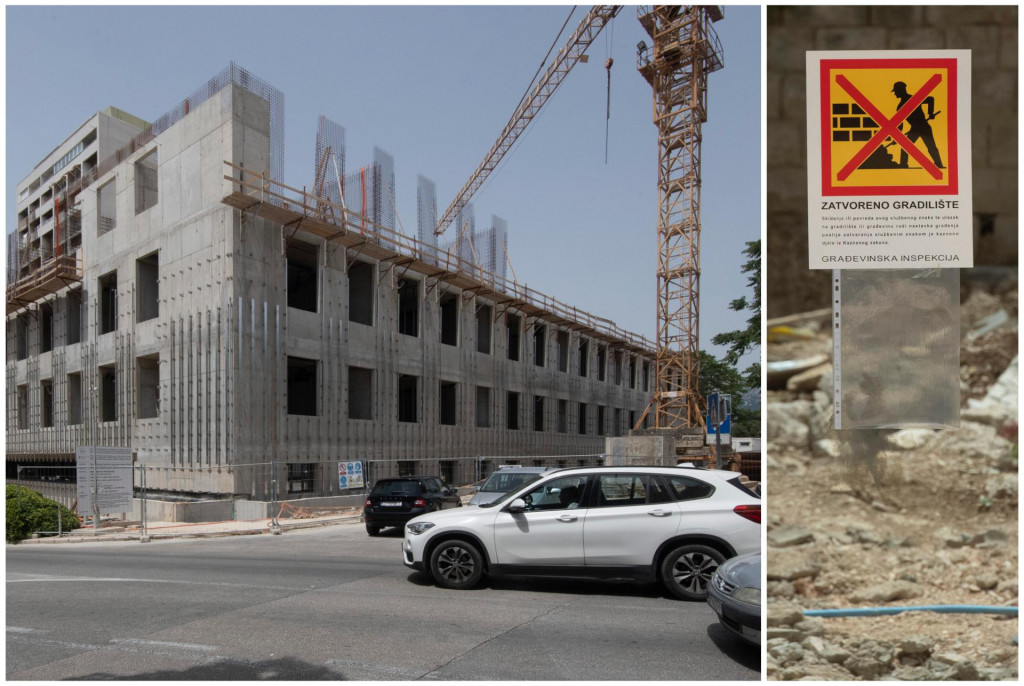 Inspekcija zabranila radove Ministarstvu pravosuđa na zgradi suda u centru Splita
