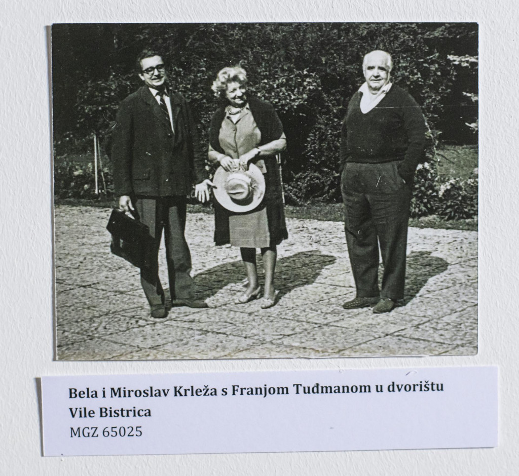 Bela i Miroslav s Franjom Tuđmanom, kasnijim predsjednikom Republike Hrvatske