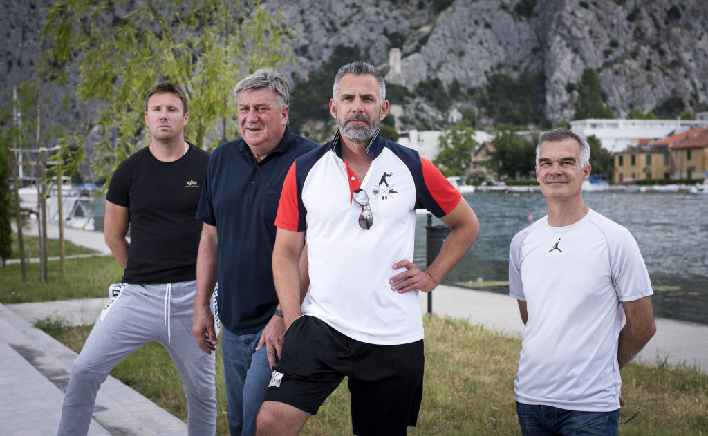 Ivan Mimica, Milidar Vojnović, Ante Nazor i Mladen Vušković