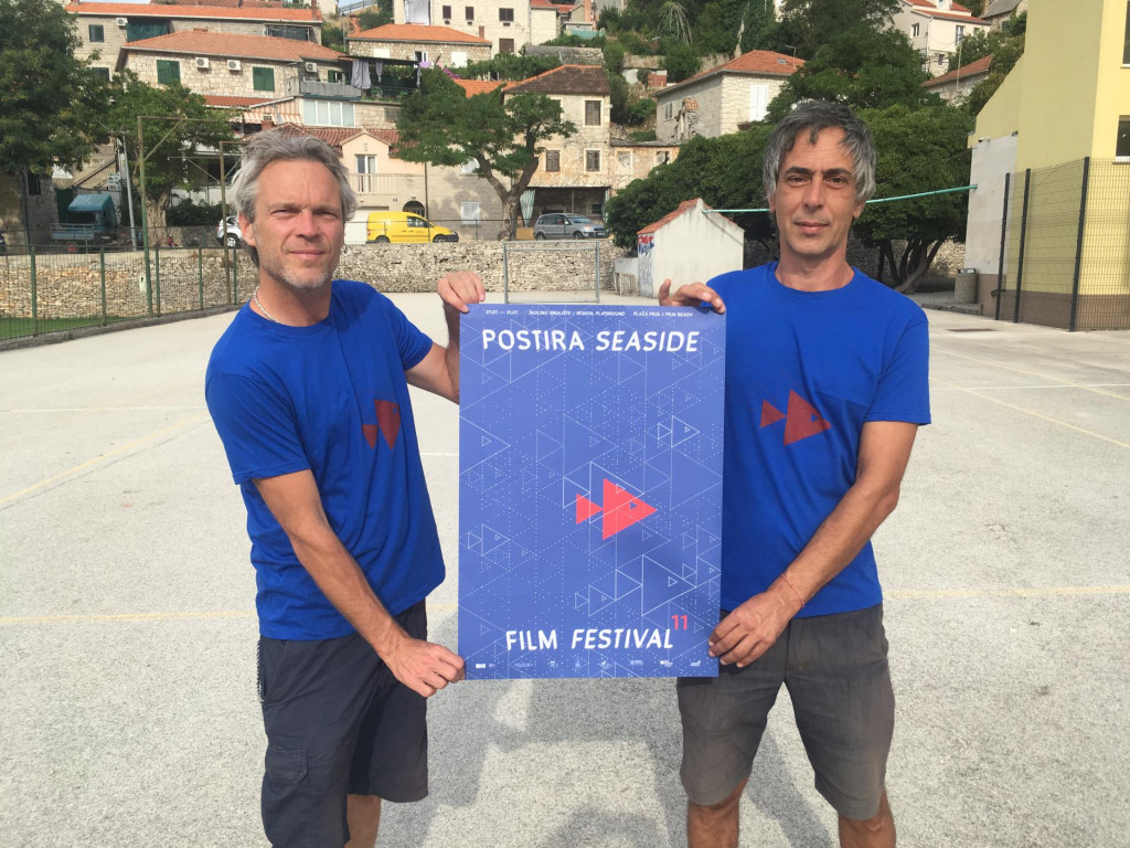 Marko Valić i Daniel Šantić, direktori Postira Seaside Film Festivala