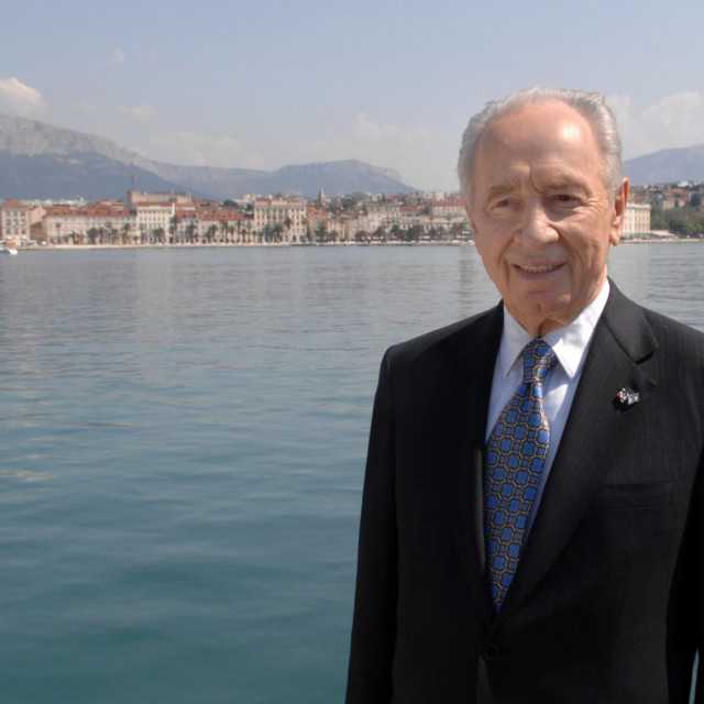 Shimon Peres u Splitu 2007. godine