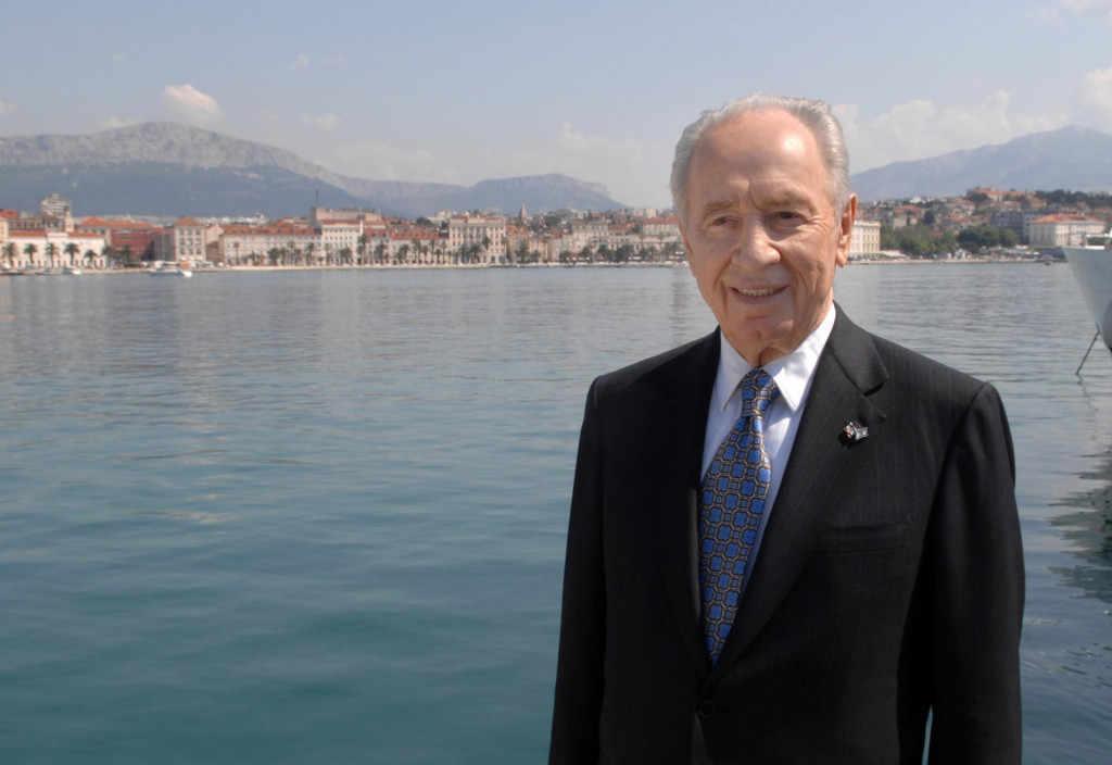 Shimon Peres u Splitu 2007. godine