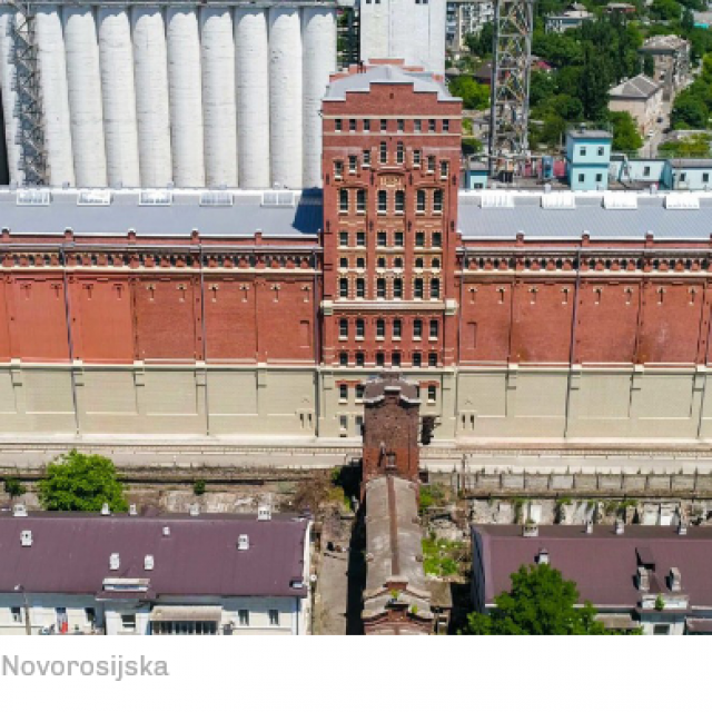 Silos za žito u Novorosijsku nalikuje na srednjovjekovni dvorac