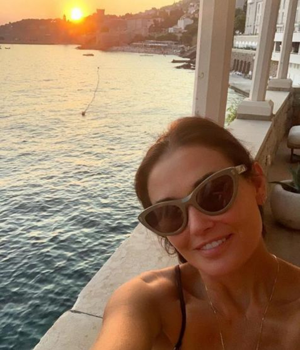 Demi Moore se na Instagramu pohvalila slikom iz Dubrovnika 