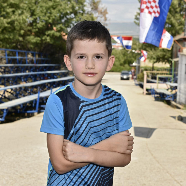 Rafael Vučković, pobjednik Dječje Alke na alkarskom trkalistu&lt;br /&gt;
Joško Šupić/CROPIX