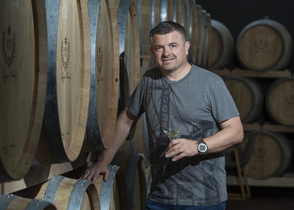 Andrija Vasilj, vlasnik vinarije Podrum Grge Vasilja iz Međugorja, koja proizvodi Carska vina
