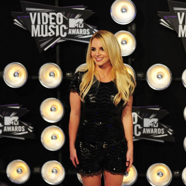 Britney Spears prilikom dolaska  na dodjelu  MTV Video Music Awards u  Los Angeles 2011. godine