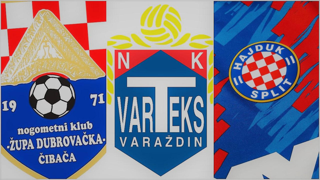 Župa dubrovačka (Čibača) - Varteks (Varaždin) - Hajduk (Split)