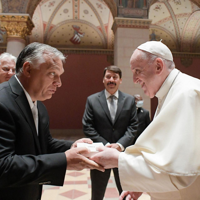 Papa Franjo i Viktor Orban