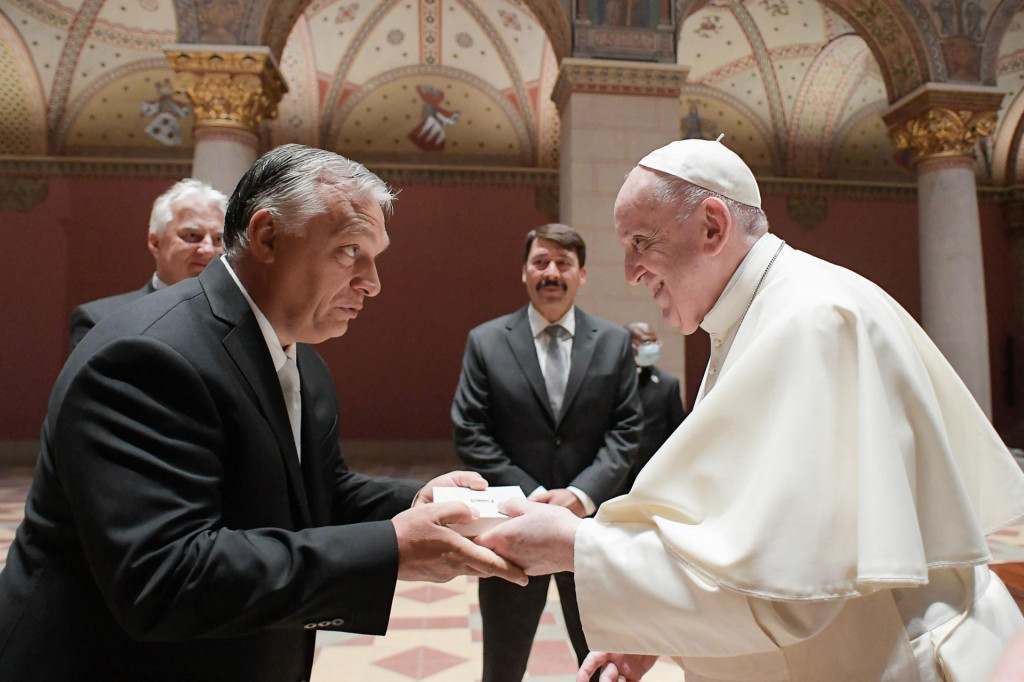Papa Franjo i Viktor Orban