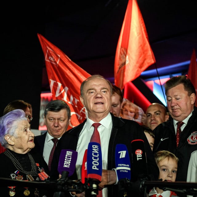 Čelnik ruskih komunista Gennady Zyuganov 