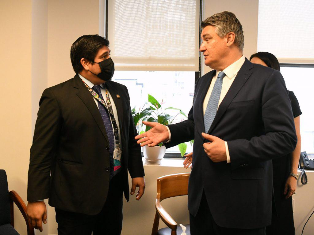Predsjednik Milanović razgovara s predsjednikom Kostarike Carlosom Alvaradom Quesadom
