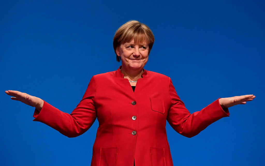 (FILES) This file photo taken on December 6, 2016 shows German Chancellor Angela Merkel gesturing after addressing delegates during her conservative Christian Democratic Union (CDU) party&amp;#39;s congress in Essen, western Germany. - Wrapping up a historic 16 years in power with an uncertain legacy at home and abroad, Germany&amp;#39;s ”eternal chancellor” Angela Merkel, 67, leaves office with her popularity so resilient she would likely have won a record fifth term had she wanted to extend her mandate. (Photo by TOBIAS SCHWARZ/AFP)/TO GO WITH AFP ELECTION PACKAGE on AUGUST 26, 2021