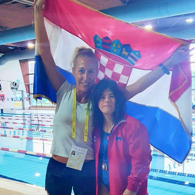 Lucija Mijolović s trenericom Josipom Nekić
