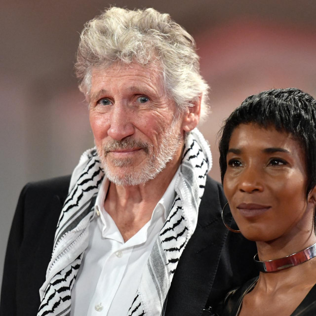 Roger Waters i Kamila Chavis u Veneciji 2019.