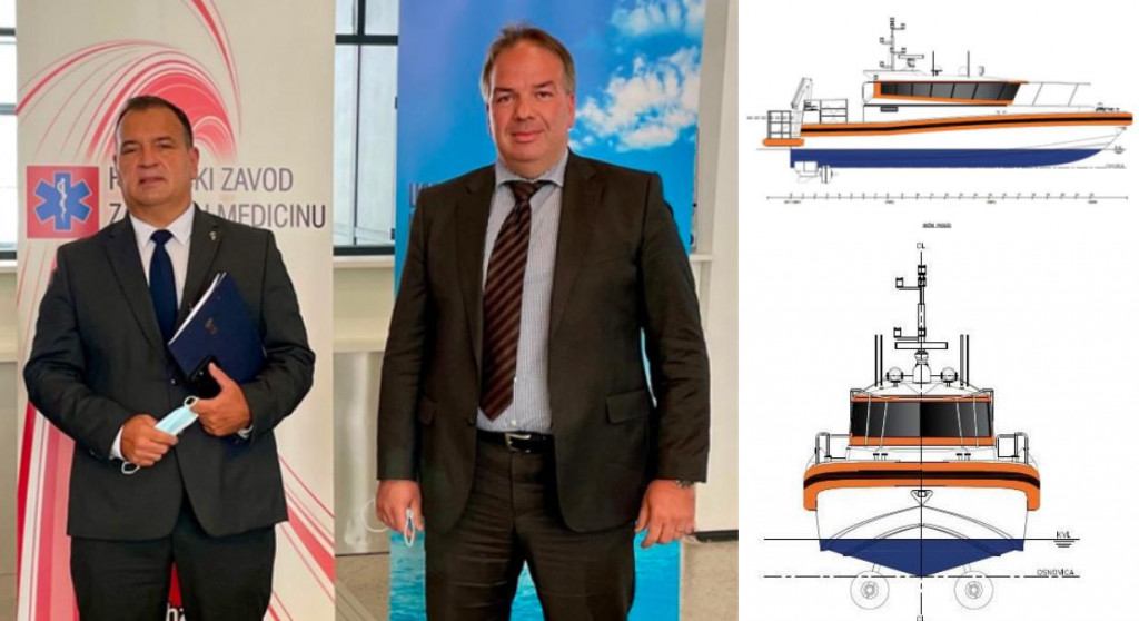 Ugovor o javnoj nabavi za gradnju šest brzih brodica potpisali su ministar zdravstva Vili Beroš te Tehnomont Brodogradilište Pula i ISKRA brodogradilište