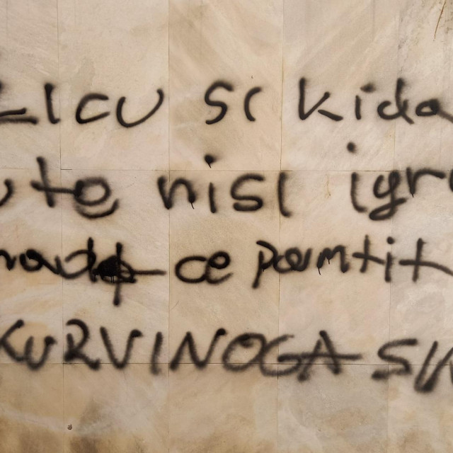 Grafit Tronada upućen Pavlu Marčinkoviću
