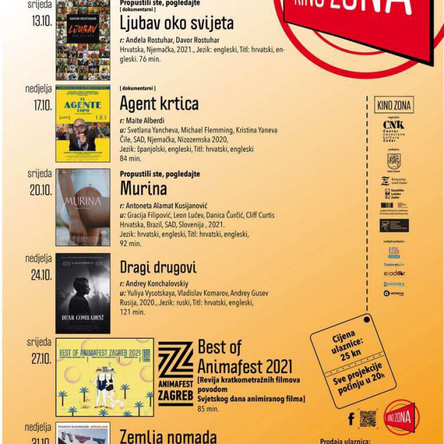 Kino Zona u listopadu