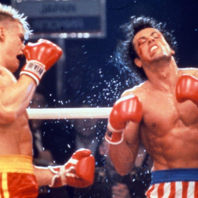 Film ”Rocky IV”: Dolph Lundgren i Sylvester Stallone