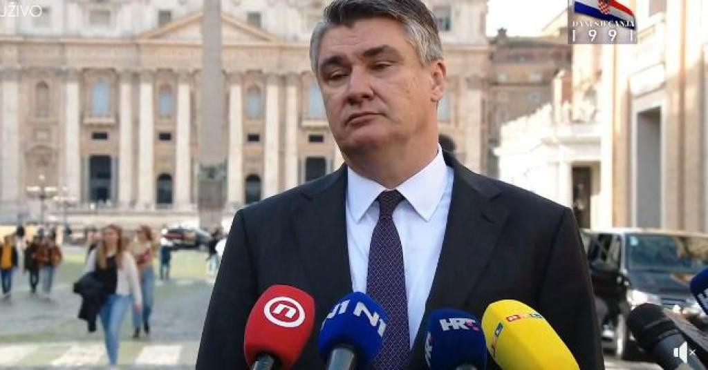 Predsjednik Zoran Milanović je bio u privatnoj audijenciji kod Svetog Oca