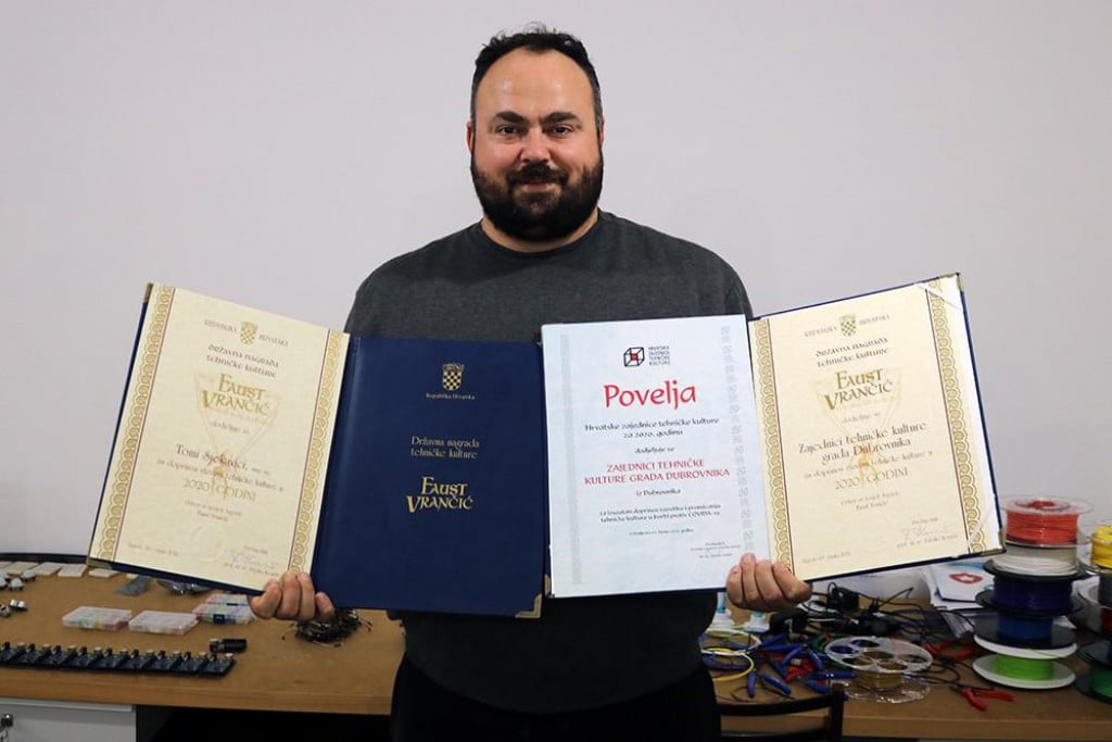 Zajednica tehničke kulture Grada Dubrovnika i Tomo Sjekavica su dobitnici Državne nagrade tehničke kulture ”Faust Vrančić”