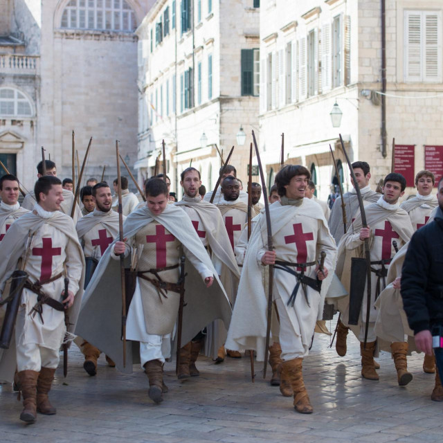Snimanje novog ”Robina Hooda” u Dubrovniku, veljača 2017.