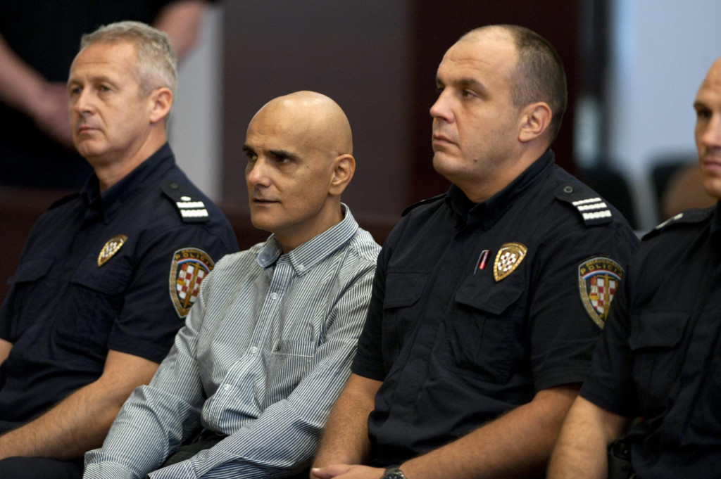 Optuženi Tomislav Duić na glavnoj raspravi u slučaju Lora u rujnu 2016. godine