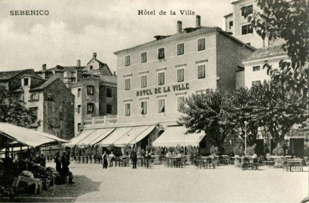 Hotel de la Ville u Šibeniku početkom XX. stoljeća