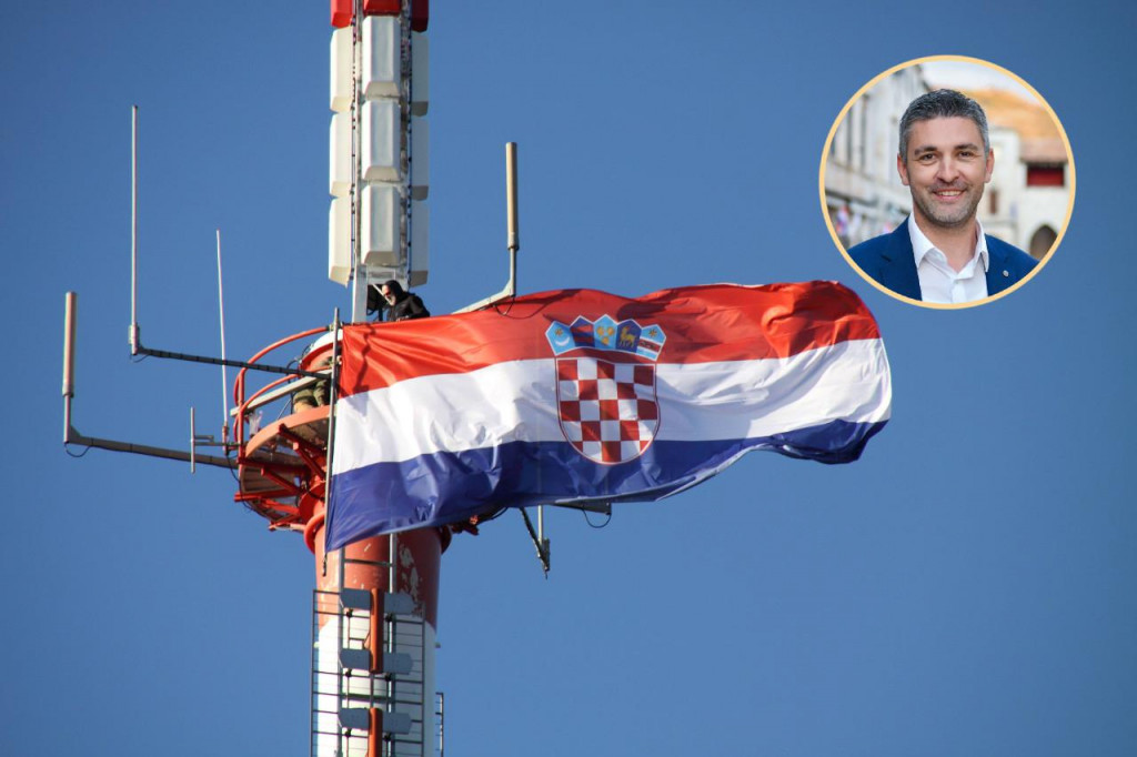 Gradonačelnik Mato Franković potvrdio je da će se zastava postaviti na repetitor na Srđu