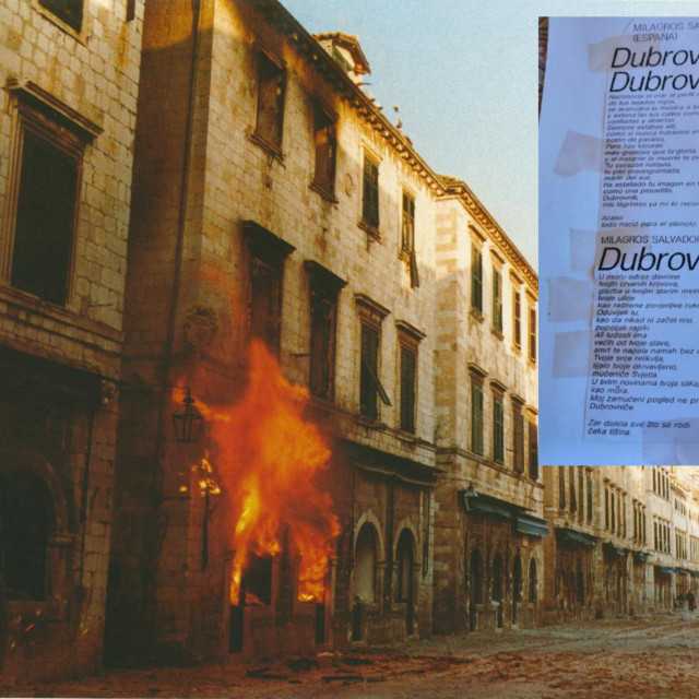 Španjolsku pjesnikinju duboko su potresla razaranja Dubrovnika u agresiji