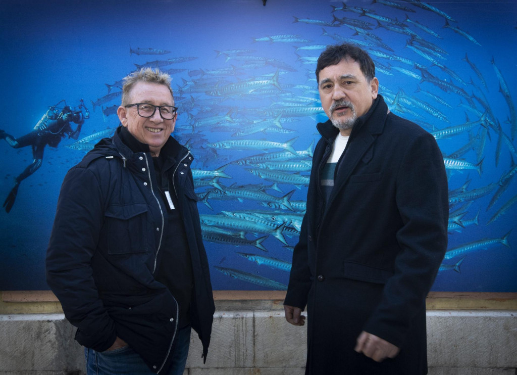 Velikan celebrity fotografije, Jadran Lazić, došao se pokloniti radu majstora podvodne fotografije, Boži Vukičeviću