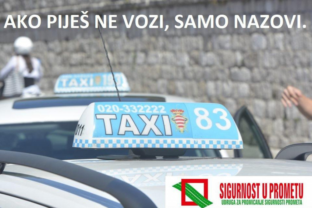 Udruga &amp;#39;Sigurnost u prometu&amp;#39; i Plavi taxi zajednički pomažu pripitim vozačima