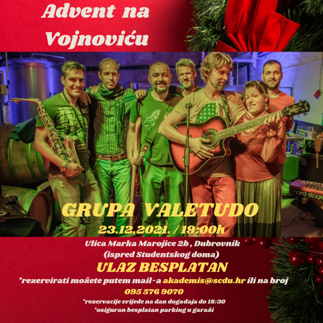 dubrovački bend Valetudo u Studentskom domu