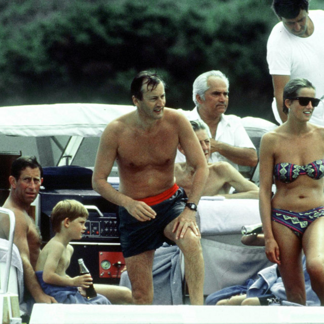 Lady Diana s princom Charlesom i djecom na odmoru na Sardiniji