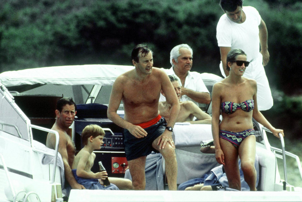 Lady Diana s princom Charlesom i djecom na odmoru na Sardiniji