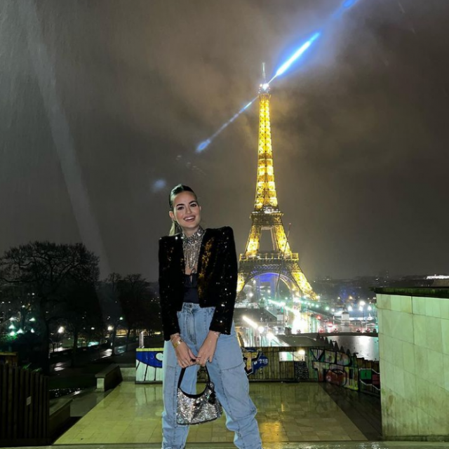 Adriana Ćaleta Car pred simbolom Pariza