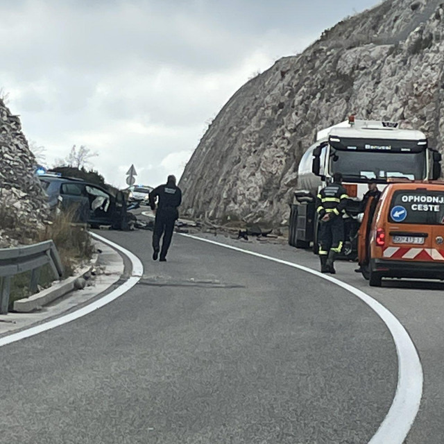 Prometna nesreća pokraj Banića, u Dubrovačkom primorju