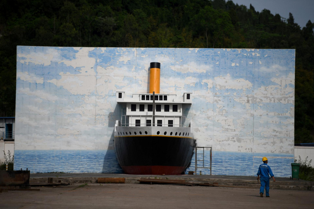 Prizor iz brodogradilišta gdje se već godinama gradi replika originalnog Titanica
