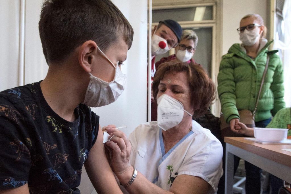 Cijepljenje djece u Pragu