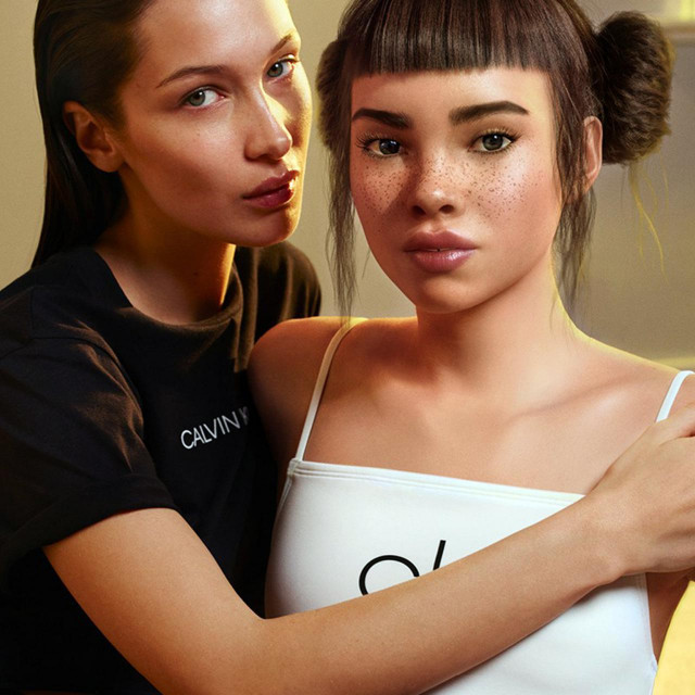 Bella Hadid u &amp;#39;društvu&amp;#39; virtualne manekenke - Lil Miquela