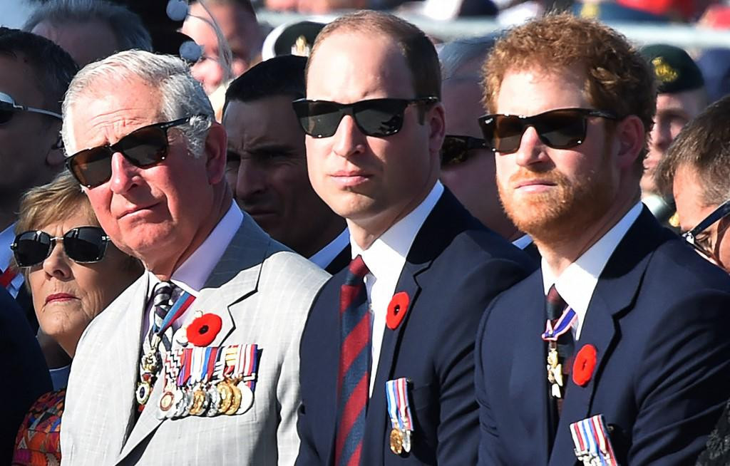 Prinčevi Charles, William i Harry u južnoj Francuskoj 2017. godine