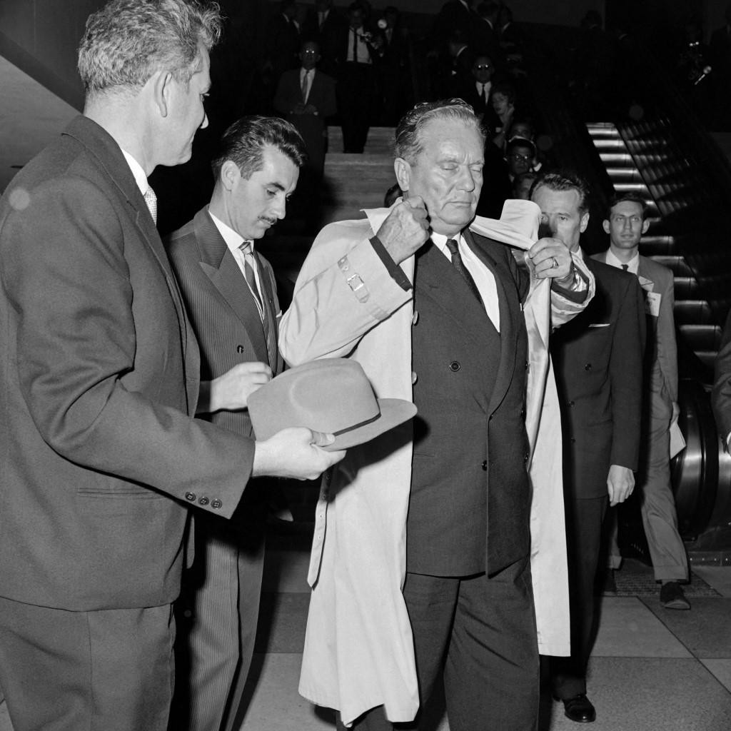 Tito na zasjedanju GS UN-a 1960. godine