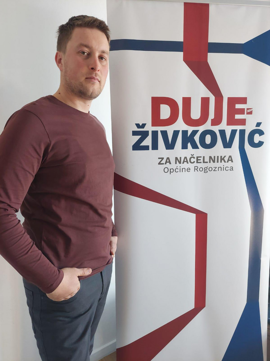 Duje Živković, nestranački je kandidat za načelnika Rogoznice