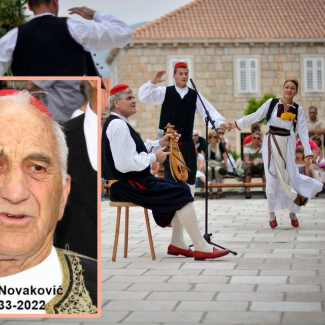 Pero Novaković mnogo je učinio za konavoski folklor
